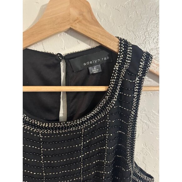 Adelyn Rae LBD Beaded Mini Dress - Picture 7 of 11